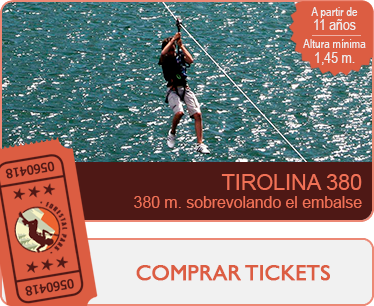 Tirolina 380 - Comprar Ticket